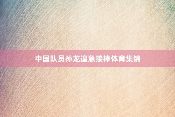 中国队员孙龙遑急接棒体育集锦