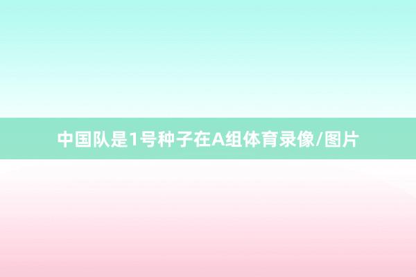 中国队是1号种子在A组体育录像/图片