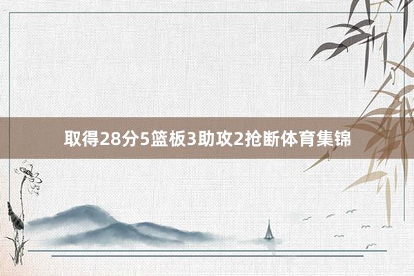 取得28分5篮板3助攻2抢断体育集锦