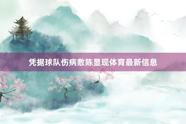 凭据球队伤病敷陈显现体育最新信息