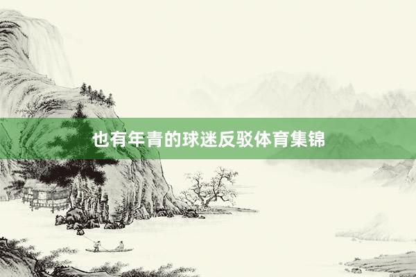 也有年青的球迷反驳体育集锦