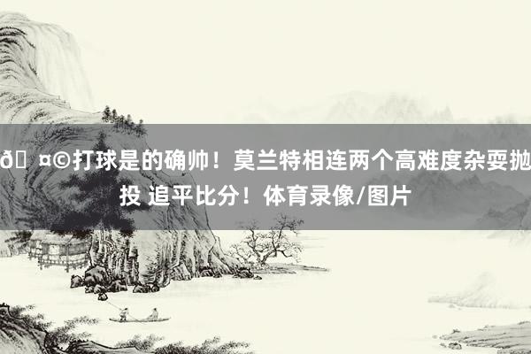 🤩打球是的确帅！莫兰特相连两个高难度杂耍抛投 追平比分！体育录像/图片