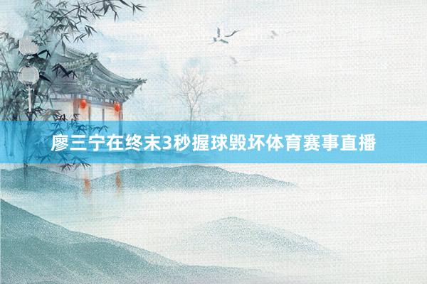 廖三宁在终末3秒握球毁坏体育赛事直播