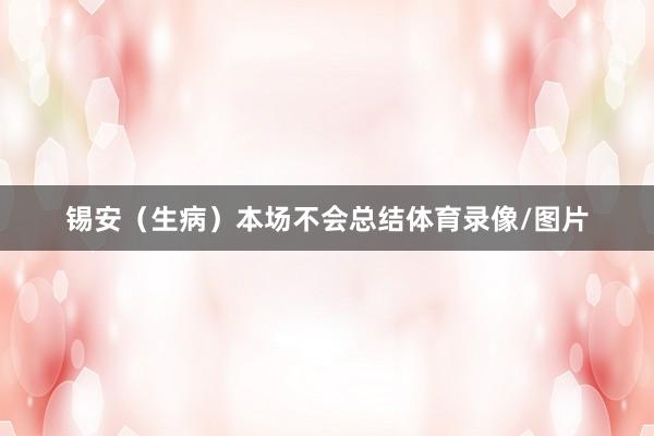 锡安(生病)本场不会总结体育录像/图片