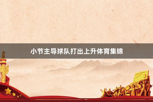 小节主导球队打出上升体育集锦