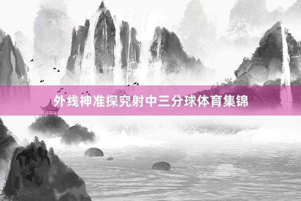 外线神准探究射中三分球体育集锦