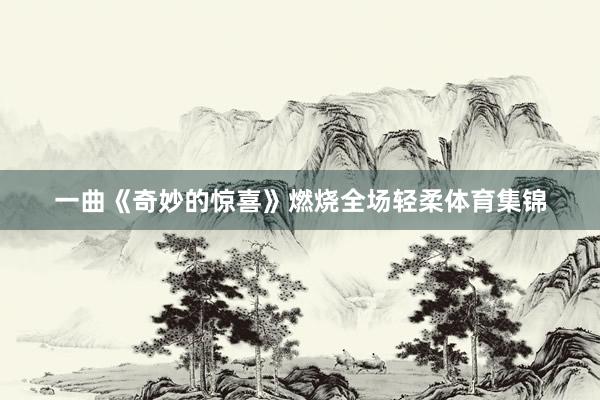 一曲《奇妙的惊喜》燃烧全场轻柔体育集锦