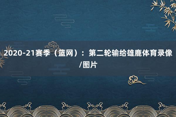 2020-21赛季（篮网）：第二轮输给雄鹿体育录像/图片