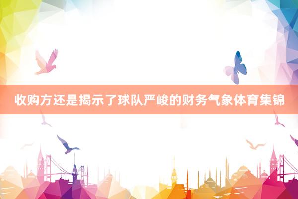 收购方还是揭示了球队严峻的财务气象体育集锦