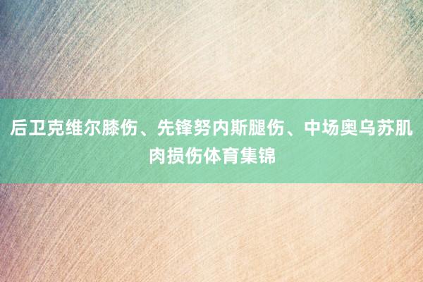 后卫克维尔膝伤、先锋努内斯腿伤、中场奥乌苏肌肉损伤体育集锦