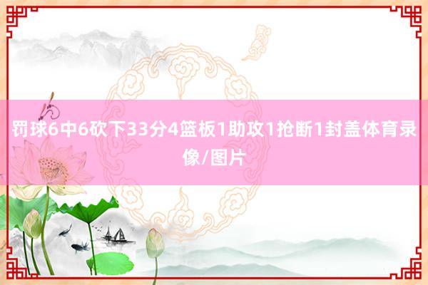 罚球6中6砍下33分4篮板1助攻1抢断1封盖体育录像/图片