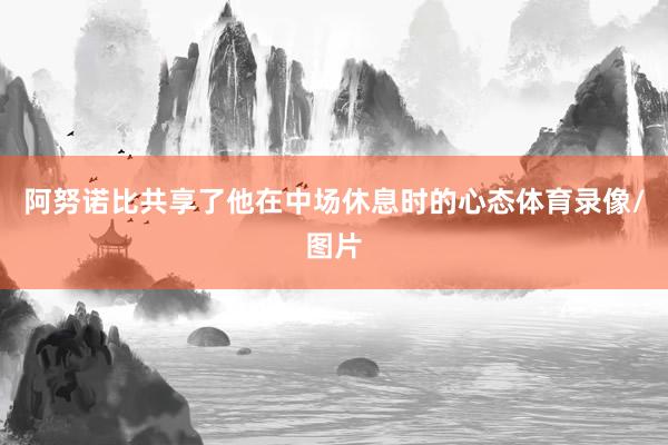 阿努诺比共享了他在中场休息时的心态体育录像/图片